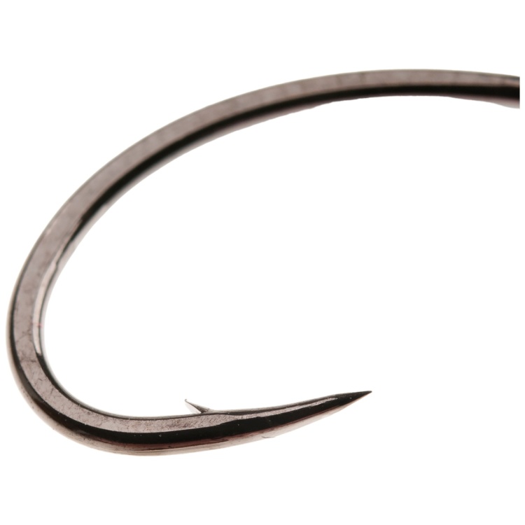 Ahrex Hr482 Trailer Hook Hr #4 Fly Tying Hooks Black Nickel (Also Called Stinger Hook)